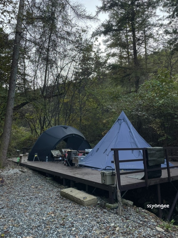 #58. 양평 양평숲 비룡캠핑장 데크 12*8