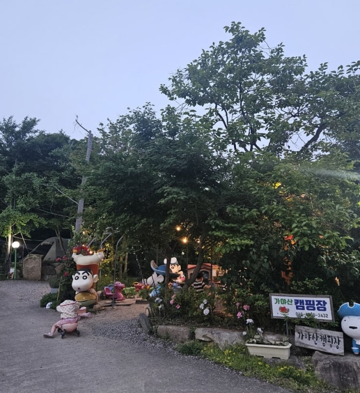 예산가야산캠핑장, 자연 속에서 즐긴 생일파티