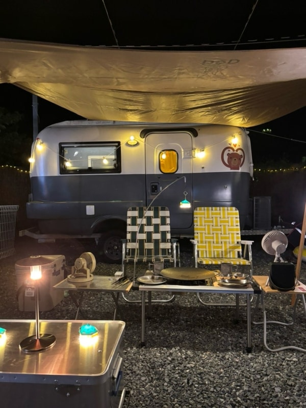 부산근교 계곡캠핑장 청도 포레스테이 곰 카라반 후기