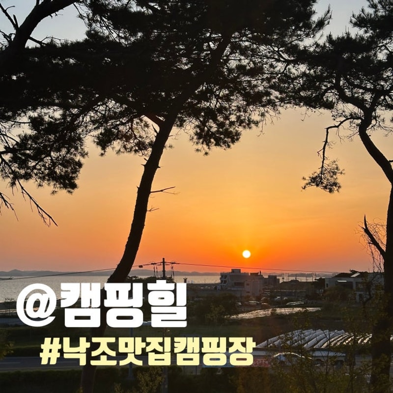 [캠핑] 홍성 캠핑힐 | 충청남도 캠핑장 추천 | 낙조, 노을뷰 맛집...
