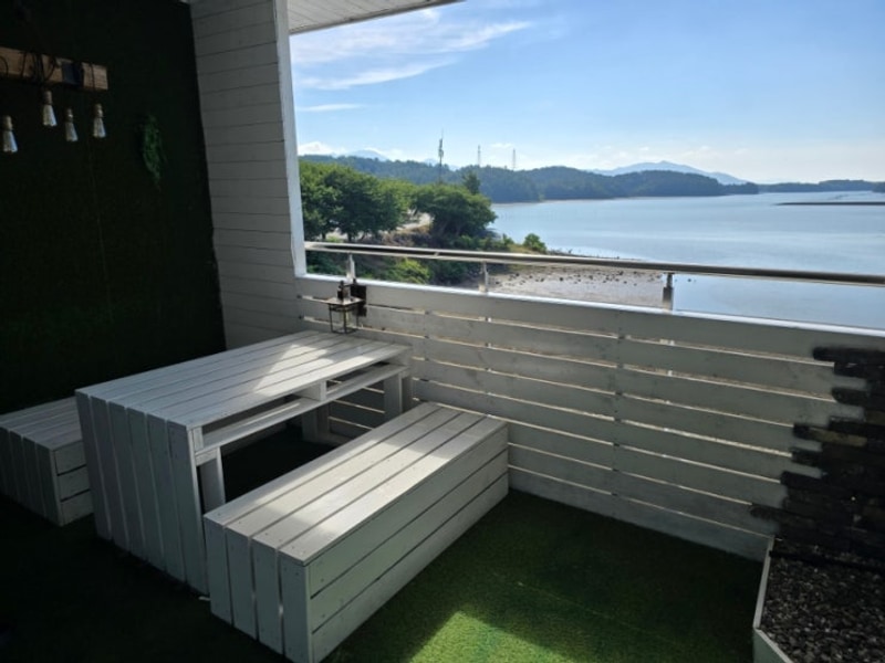 사천 여행 카우 글램핑 펜션 추천/갯벌체험 가능, 수영장이...