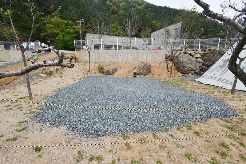 내를 건너서 숲으로 캠핑장 시설 사진 5