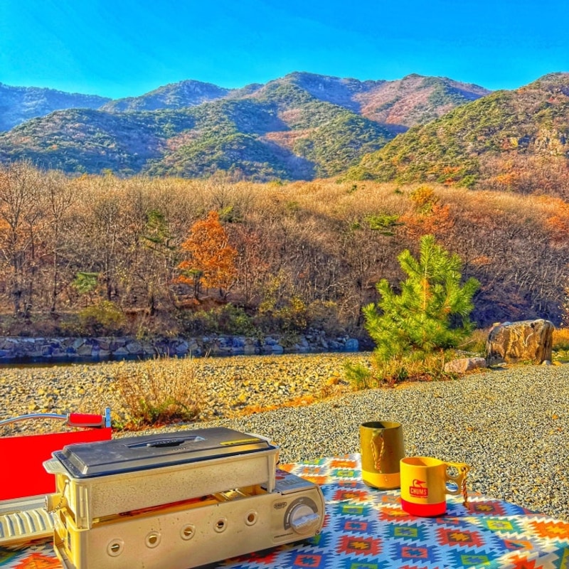 경남 양산 오토캠핑장 라라캠핑장 절경 계곡