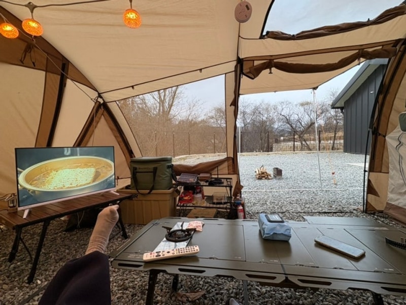 늦가을 2박 3일 캠핑을 떠나요! (연천 여우별캠핑장 C-2 사이트)