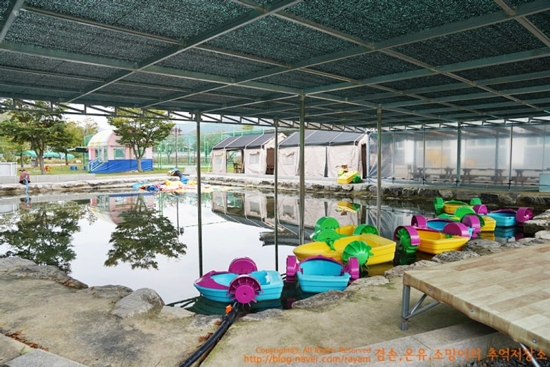 아이들 놀기 좋은 청도 섶마리농촌체험휴양마을 캠핑장