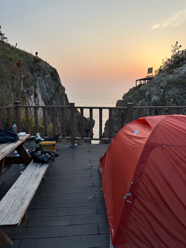 3년만의 관리도 관리도 캠핑장 백패킹⛺️ 노을맛집...