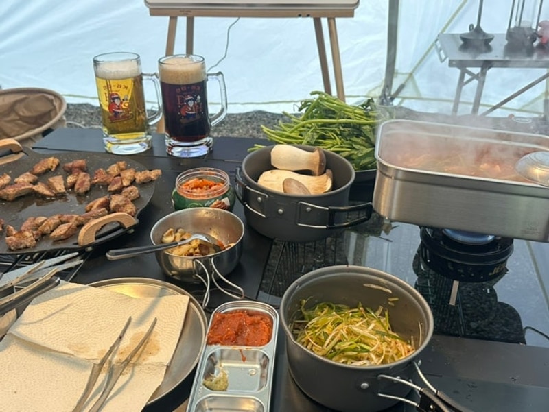 양양 조용한 캠핑장 양양 솔바다 캠핑장