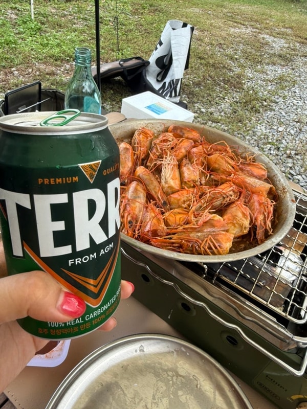 250920 우니메이카 강화점에서 가을캠핑, 가을 왕새우구이 추천