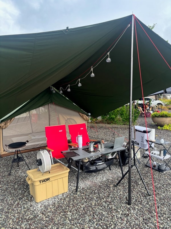 [사천] 사천5901캠핑장 바다7 (9월, 또 우중캠핑☔)