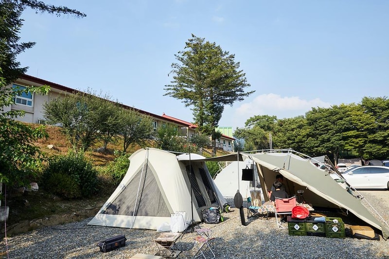 학교안 풍경캠핑장 시설 사진 17