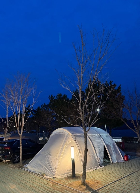 04. 강풍불던 날 캠핑_구조라항캠핑장 / 거제