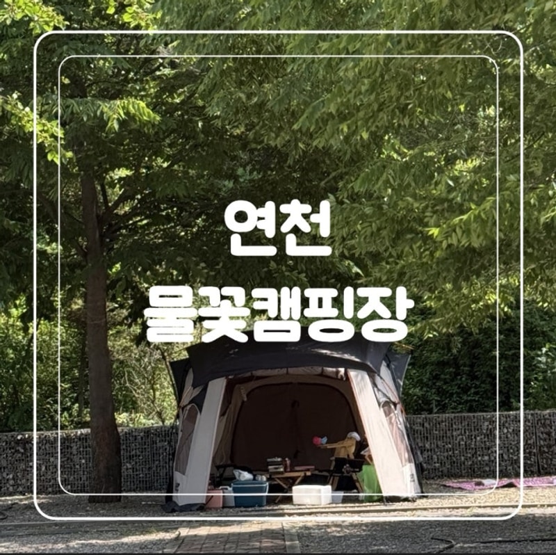 아기랑 가기좋은 연천 물꽃캠핑장