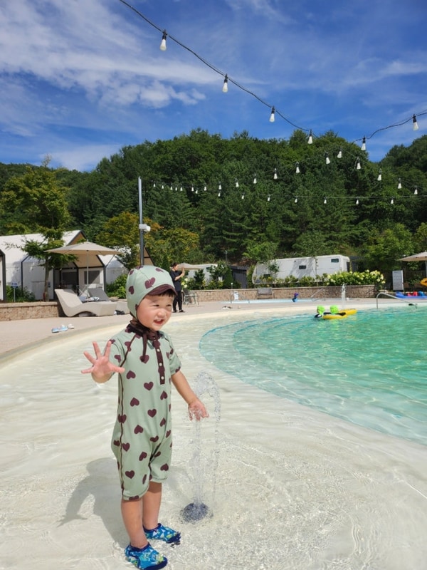 포천 숲에서만난바다 수영장이 있는 아이랑 가기 좋은 글램핑...