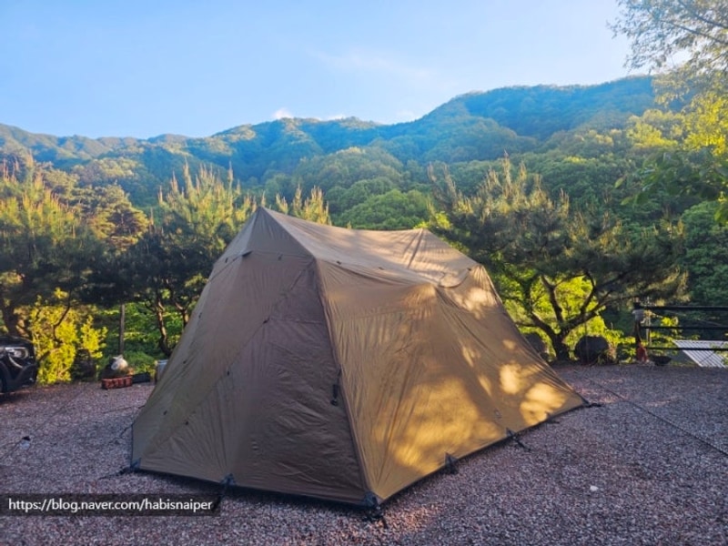 부산 근교 산청 개별 화장실 캠핑장 추천, 우니메이카 명당과...