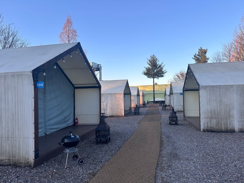 파주 해브펀 캠핑어라운드 글램핑장에서 즐거운 시간 보내고...