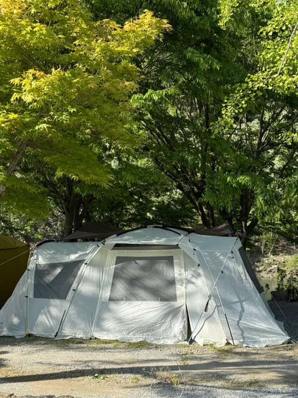 캠핑기록 : 문경 미산가족오토캠핑장 1박 가족캠핑/c-6사이트...