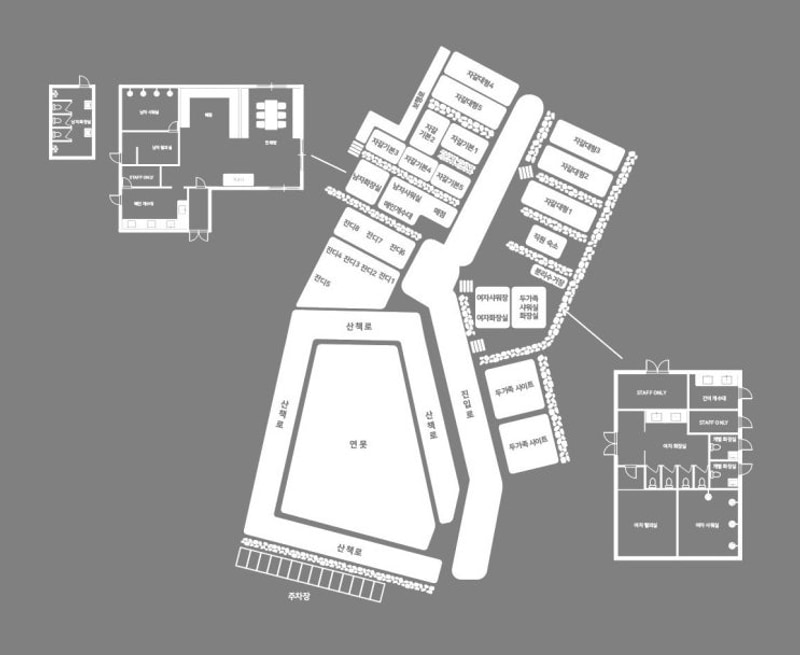 강원 횡성 도모횡성 캠핑장(이색캠핑장, 만화방캠핑장...