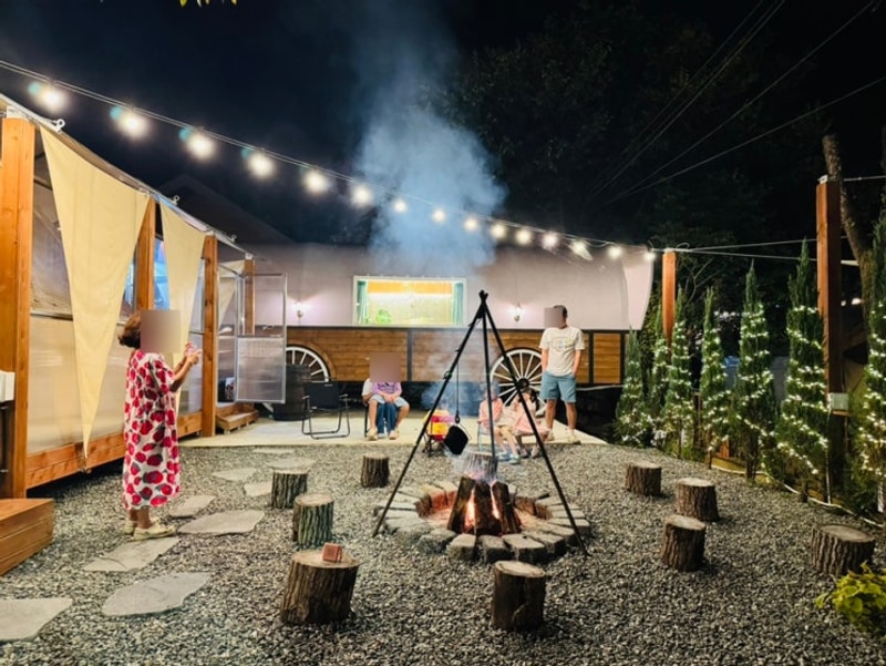 가평 숲속의 정원 캠핑장 웨스턴마차