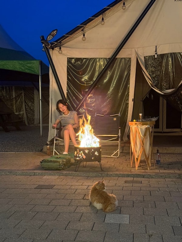 춘천 리버위드글램핑 커플동 후기 | 리버뷰, 서울근교글램핑...