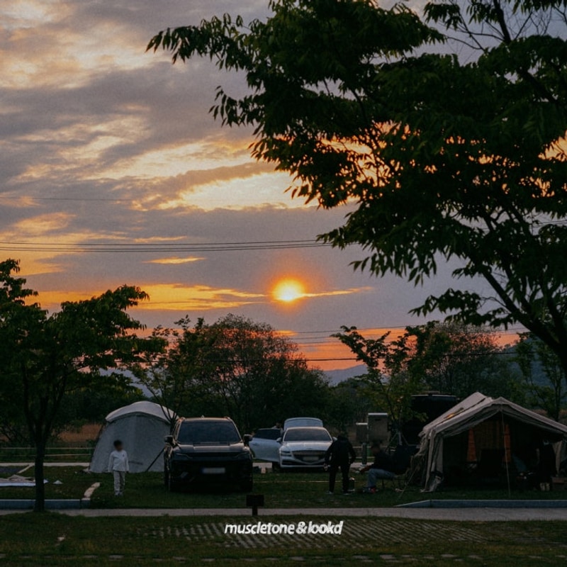 김해 생림오토캠핑장 해동이14 데크 2박3일 즐거운 연휴