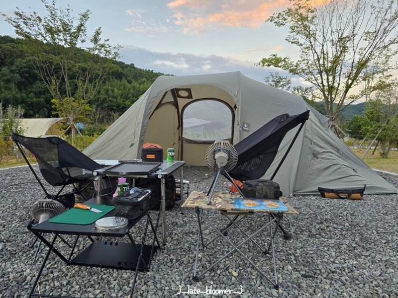 함안군 온새미로 오토캠핑장에서의 힐링속 먹방일기
