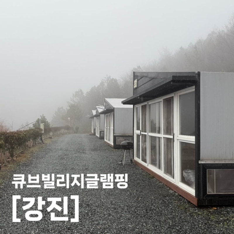 [전남 강진] 큐브빌리지글램핑 강진 글램핑장 추천 반려동물...