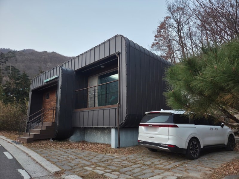 아이랑 함양 여행 대봉캠핑랜드 솔향기둥지 5호 숙박 후기