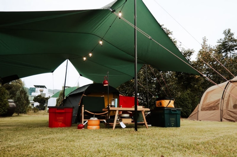 동학사 힐링캠핑장. 힐링캠 A11