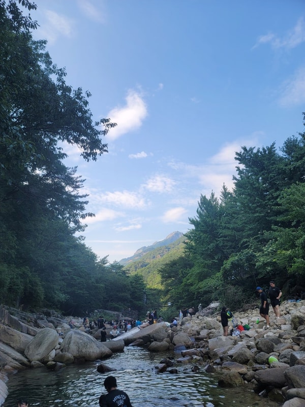 월악산국립공원 덕주야영장(캠핑&송계계곡 물놀이)