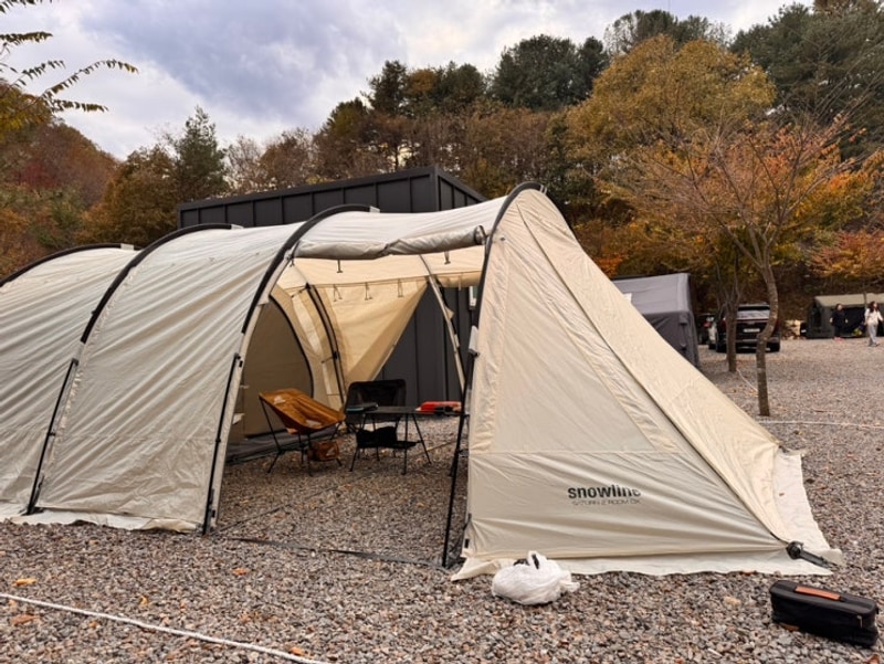 춘천 캠핑장 단독화장실 캠핑장 수복캠핑장 튤립자리