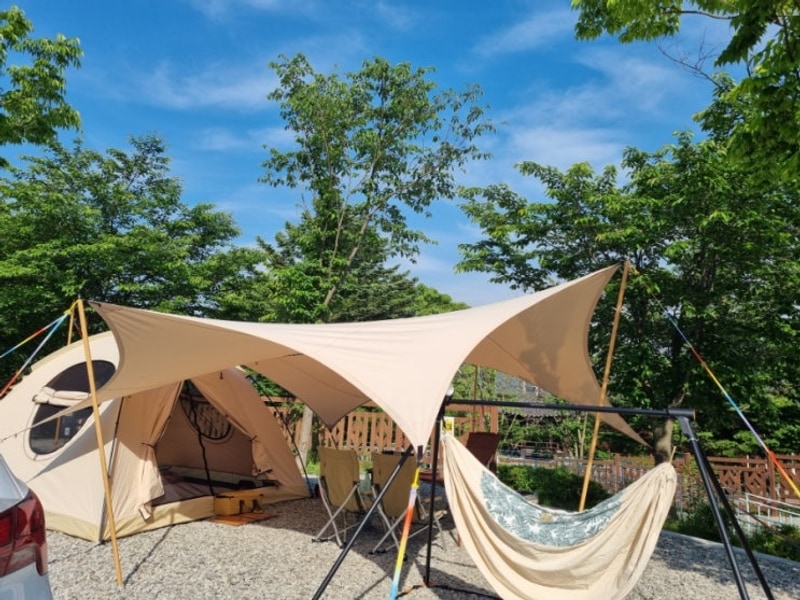 예산 예당관광지 국민여가캠핑장 출렁다리