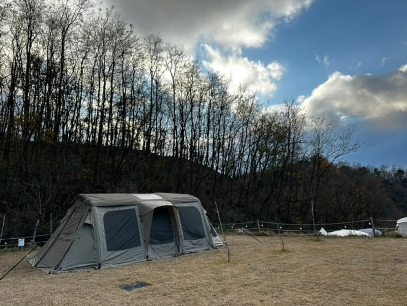 대구 군위 캠핑장 우드로더 D7 사이트 노스피크 A7 6.0