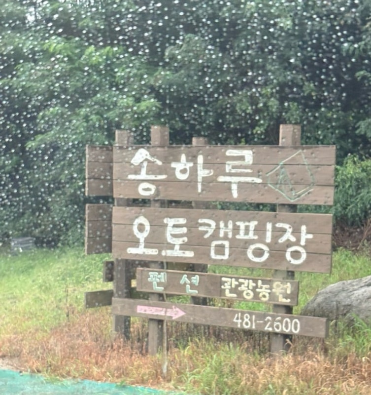 아이랑 경북 물놀이 캠핑장 추천 구미 송하루 오토캠핑장 당일치기