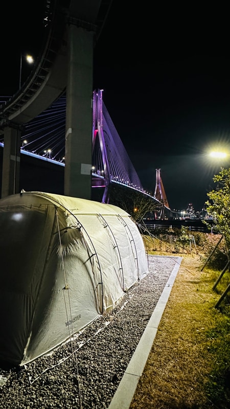 [부산캠핑장] 영도 마리노 오토캠핑장 일반11번 사이트...