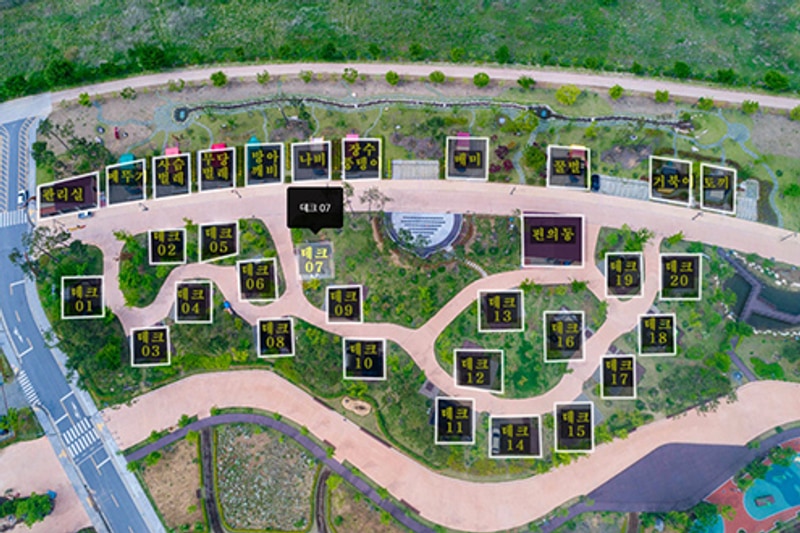 삼강나루캠핑장 배치도 1