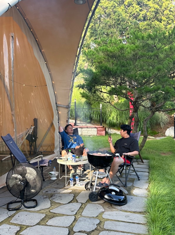 아산 스테이그린 글램핑 다녀왔어요!