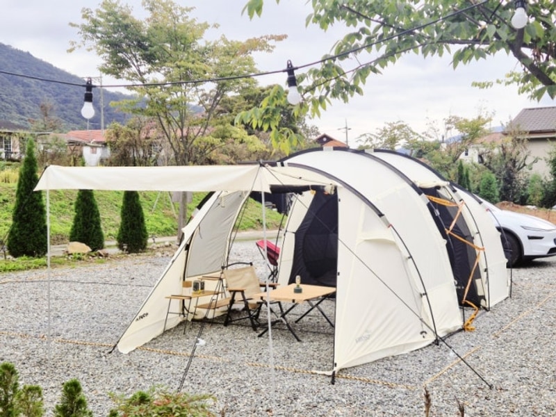 코베아 고스트 플러스 아이보리 (feat. 양평 숲이야캠핑장)