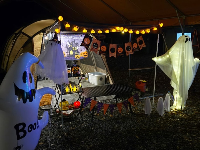 [#100]원주 한울오토캠핑장 버스킹과 함께 할로윈캠핑...