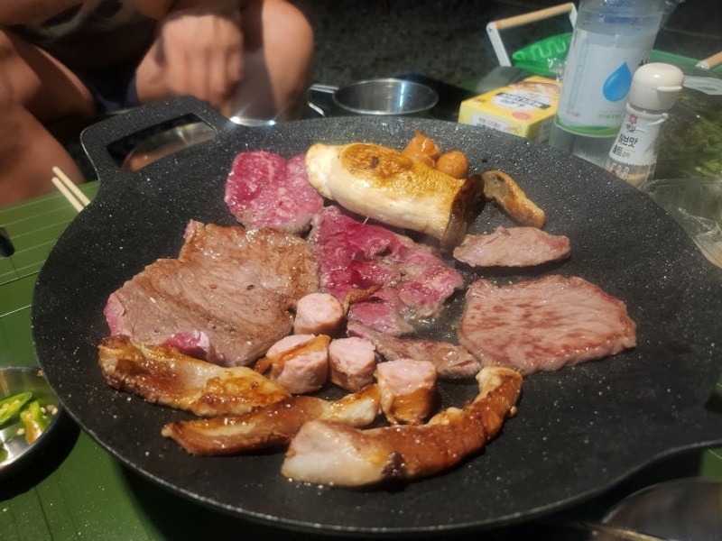 양주)송천캠핑장 데크 / 12번 후기 두번째방문(8.1~8.3)