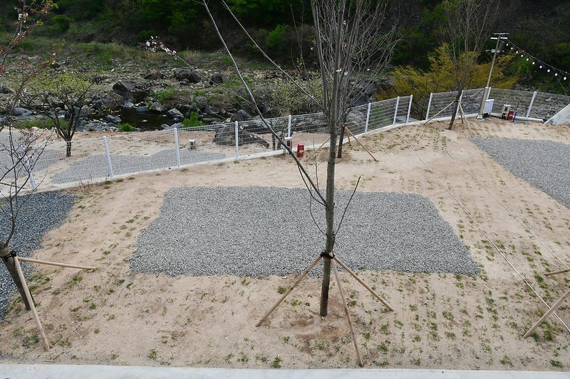 내를 건너서 숲으로 캠핑장 시설 사진 9