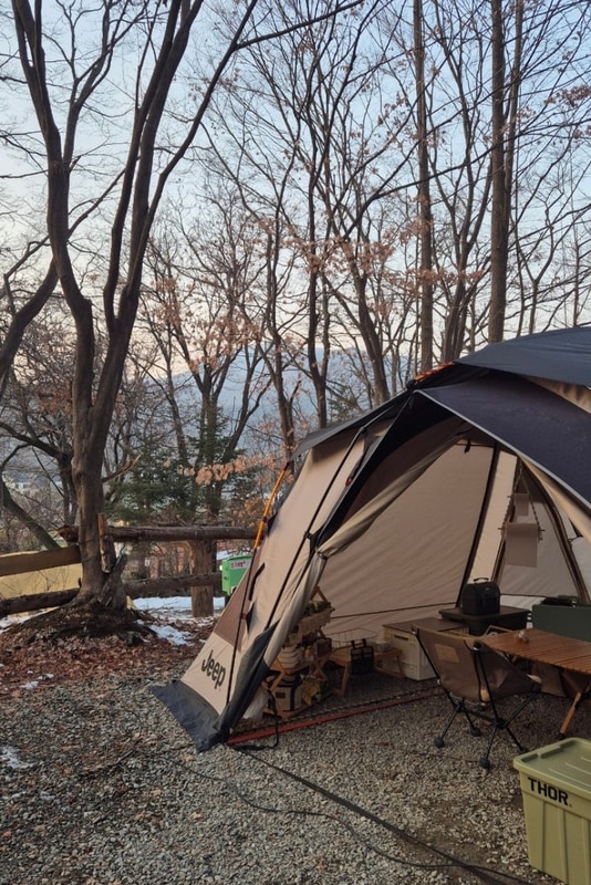 안양 산마을캠핑장 : 서울 근교 도심 숲속 캠핑장