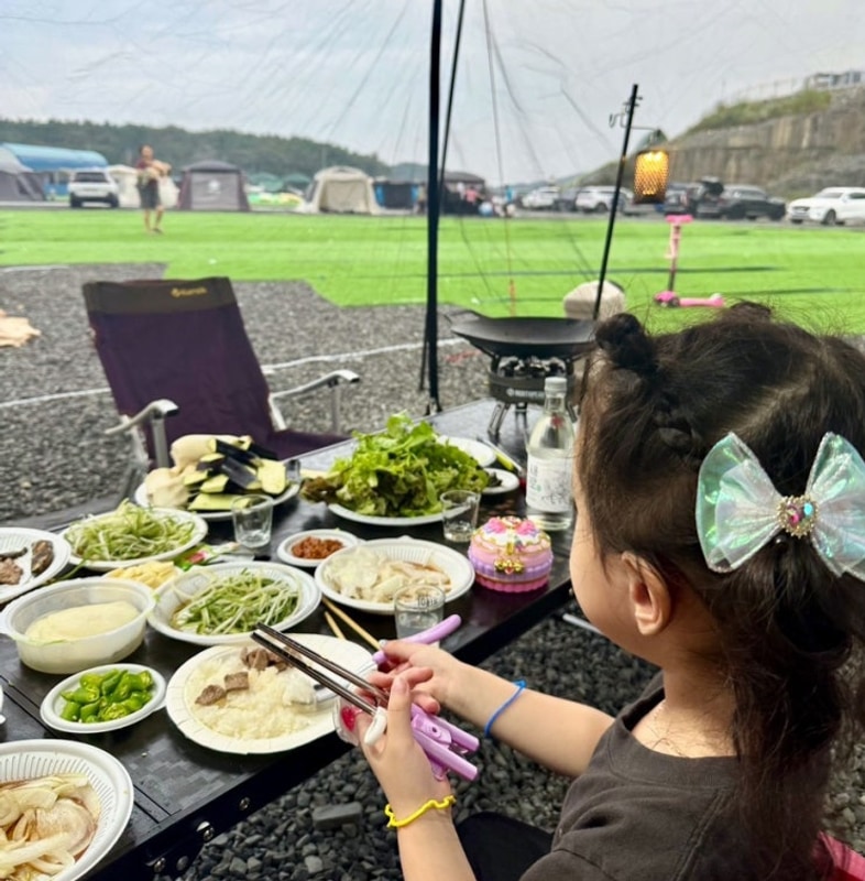 경남 고성 키즈 캠핑장 오오유맨손캠핑 2박3일