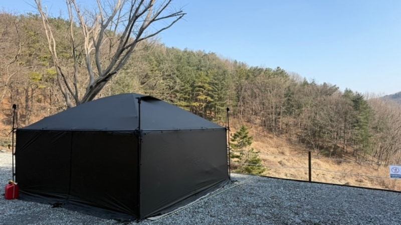 [여주] "구릉지 캠핑장" 백컨트리360 쉘터로 신상 캠핑장 즐기기