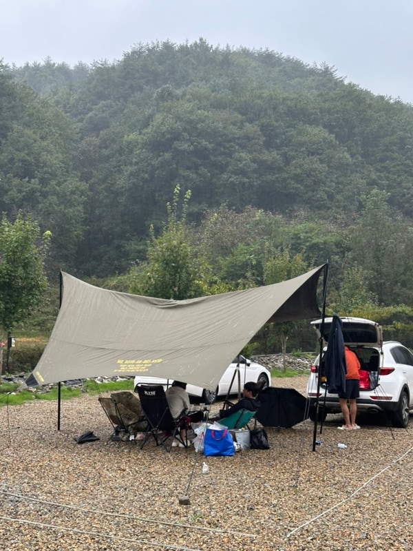 내돈내산 김천 맑은계곡 오토캠핑장 C5,C6 후기