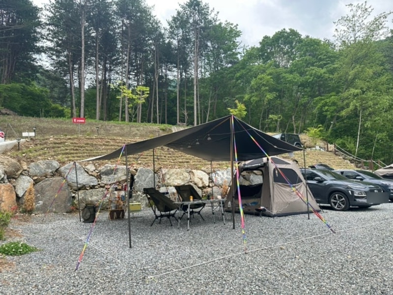 수타사 힐링캠프 D-02 / 5월 홍천 캠핑장 / 카페 테샤로바