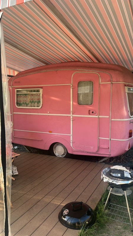 경주 감성숙소추천 카라반글램핑 밤부사운드캠핑장