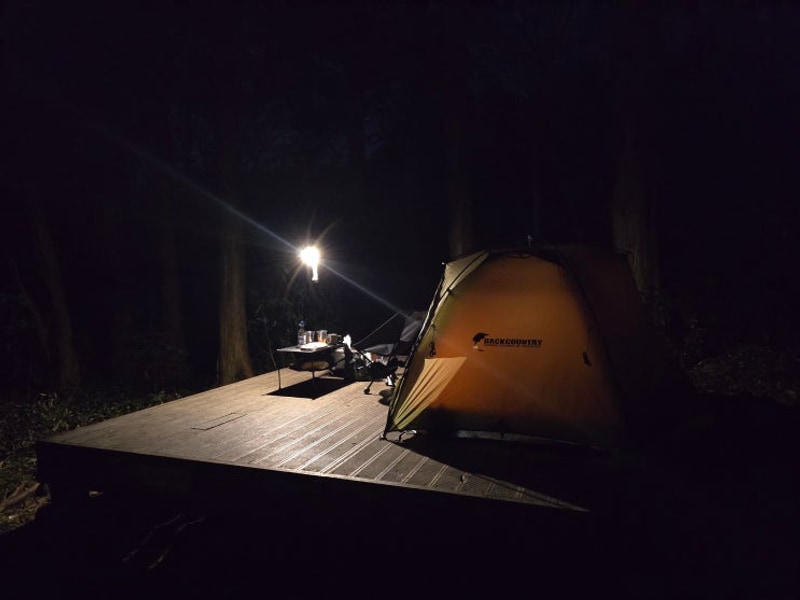 제주도 서귀포자연휴양림 야영장 D1 1100고지 숲속 캠핑