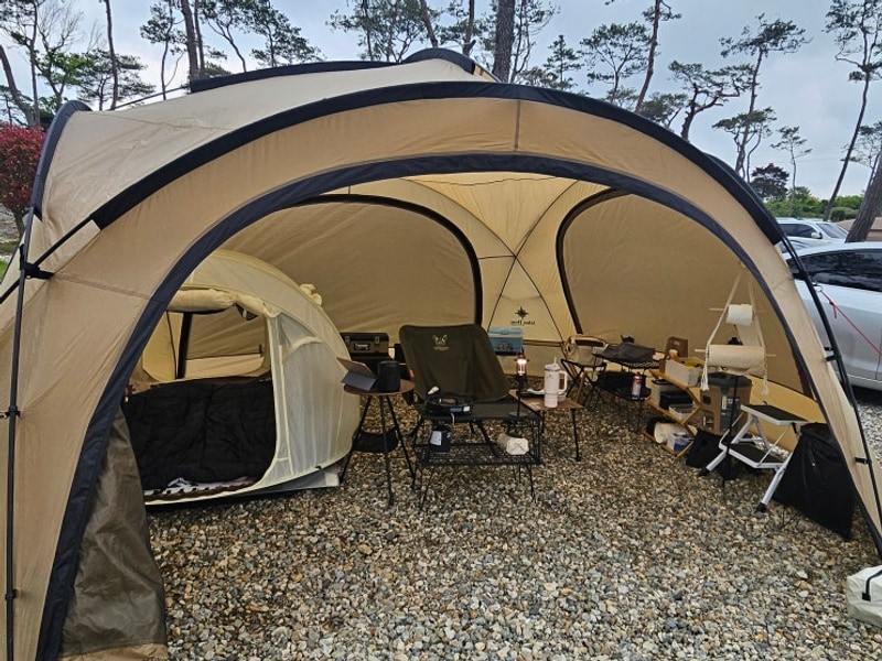 돌풍 속에서도 따뜻했던 힐링의 시간, 장성 청솔캠핑장 후기