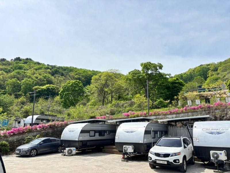 가평 카라반 1박  가평포레스트카라반랜드