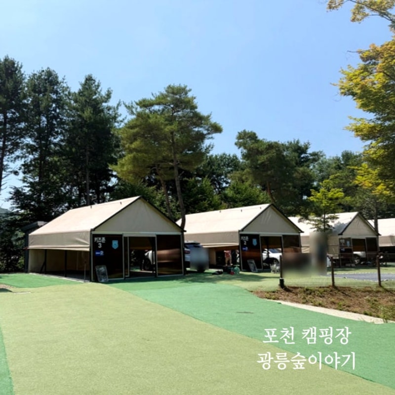 도다네 캠핑14. 포천 광릉숲이야기 캠핑장 B8 사이트 후기